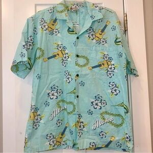 Vtg Aloha Republic Hawaiian shirt Large made in Hawaii